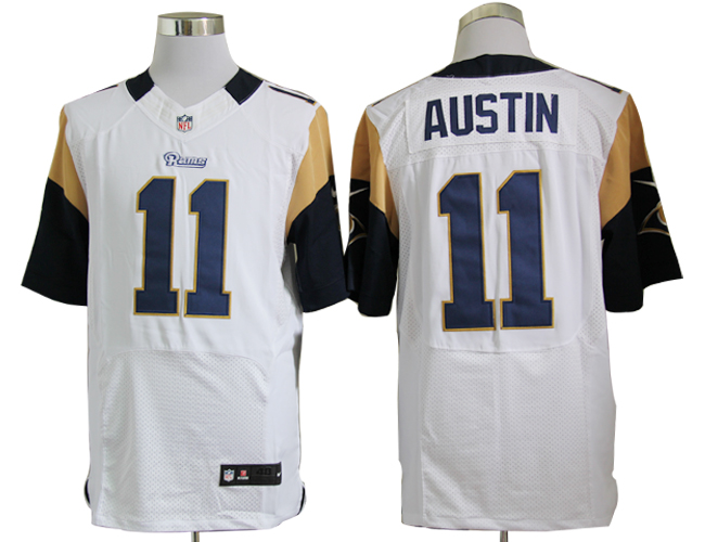 Nike St. Louis Rams 11# Tavon Austin white elite  Jersey