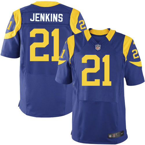 Nike St. Louis Rams 21 Janoris Jenkins Royal Blue Alternate NFL Elite Jersey
