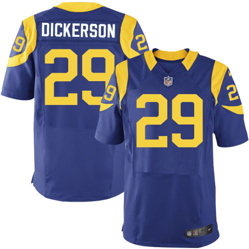 Nike St. Louis Rams 29 Eric Dickerson Royal Blue Alternate NFL Elite Jersey