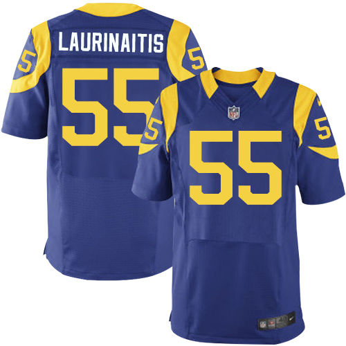 Nike St. Louis Rams 55 James Laurinaitis Royal Blue Alternate NFL Elite Jersey