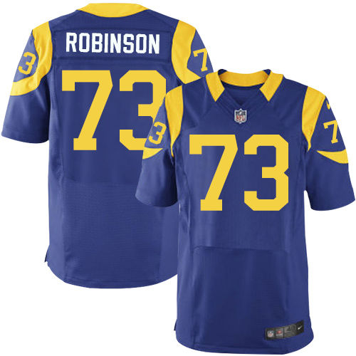 Nike St. Louis Rams 73 Greg Robinson Royal Blue Alternate NFL Elite Jersey