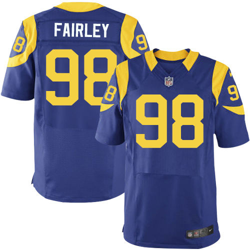 Nike St. Louis Rams 98 Nick Fairley Royal Blue Alternate NFL Elite Jersey