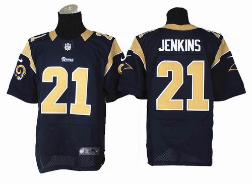 Nike St Louis Rams #21 Jenkins Navy blue Elite Jersey