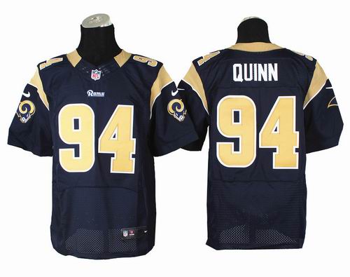 Nike St Louis Rams #94 Robert Quinn Navy blue Elite Jersey
