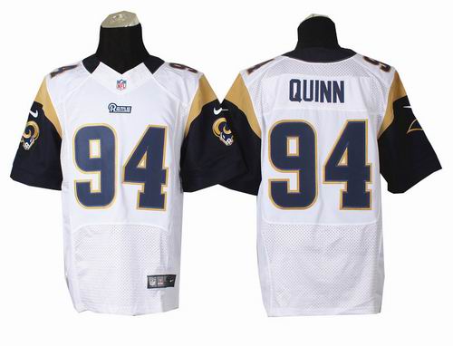 Nike St Louis Rams #94 Robert Quinn white Elite Jersey