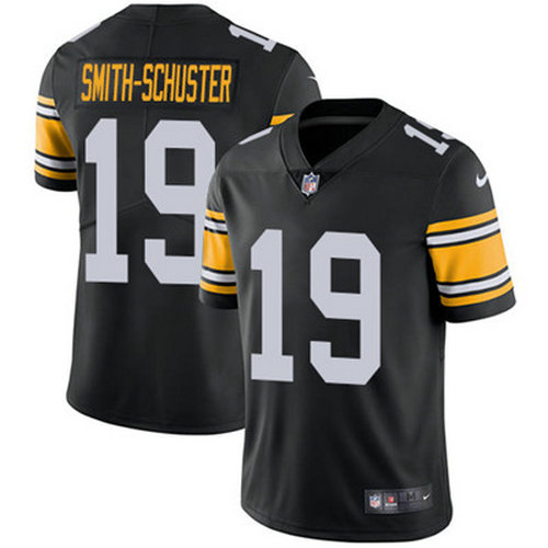 Nike Steelers #19 JuJu Smith Schuster Black Alternate Youth Stitched NFL Vapor Untouchable Limited Jersey