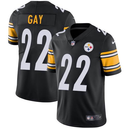 Nike Steelers #22 William Gay Black Vapor Untouchable Limited Jersey