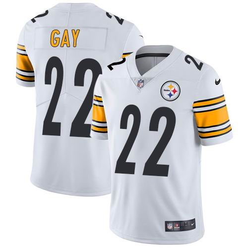 Nike Steelers #22 William Gay White Vapor Untouchable Limited Jersey