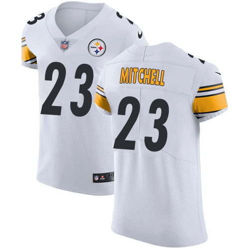Nike Steelers #23 Mike Mitchell White Men's Stitched NFL Vapor Untouchable Elite Jersey