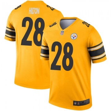 Nike Steelers #28 T.Y. Hilton Gold Men's Stitched NFL Limited Inverted Legend Jersey