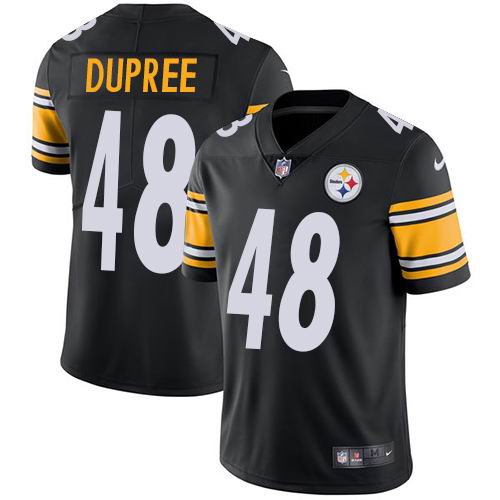 Nike Steelers #48 Bud Dupree Black Vapor Untouchable Limited Jersey