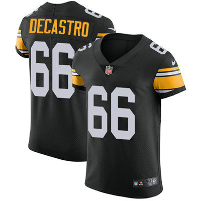 Nike Steelers #66 David DeCastro Black Alternate Men's Stitched NFL Vapor Untouchable Elite Jersey