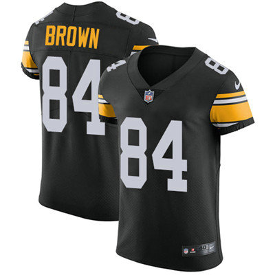 Nike Steelers #84 Antonio Brown Black Alternate Men's Stitched NFL Vapor Untouchable Elite Jersey