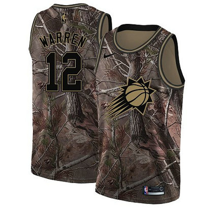 Nike Suns #12 T.J. Warren Camo NBA Swingman Realtree Collection Jersey