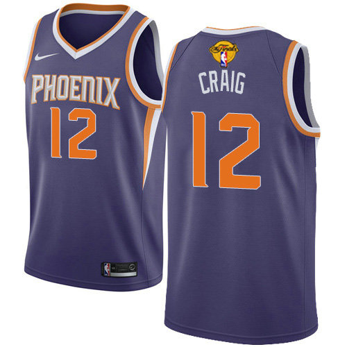 Nike Suns #12 Torrey Craig Men's 2021 NBA Finals Bound Swingman Icon Edition Jersey Purple