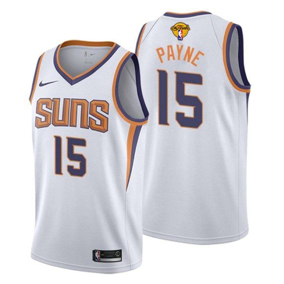 Nike Suns #15 Cameron Payne Men's 2021 NBA Finals Bound Swingman Association Edition Jersey White
