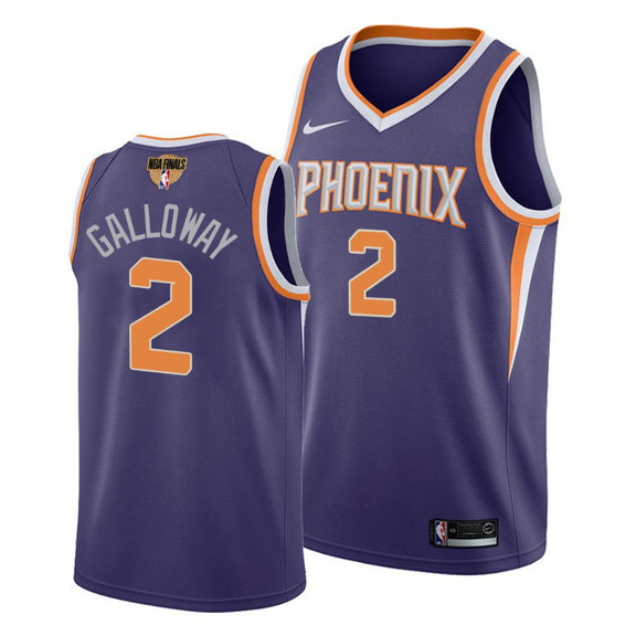 Nike Suns #2 Langston Galloway Men's 2021 NBA Finals Bound Swingman Icon Edition Jersey Purple