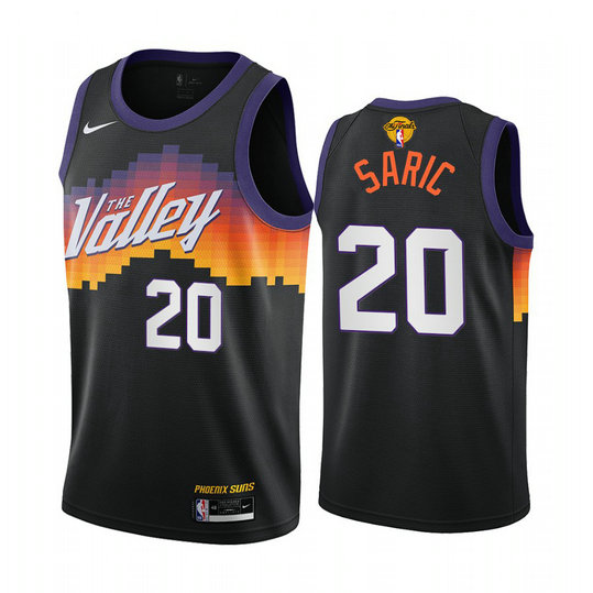 Nike Suns #20 Dario Saric Youth 2021 NBA Finals Bound City Edition Jersey Black