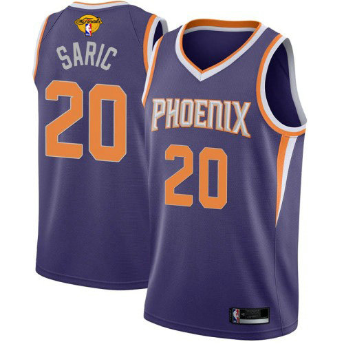 Nike Suns #20 Dario Saric Youth 2021 NBA Finals Bound Swingman Icon Edition Jersey Purple