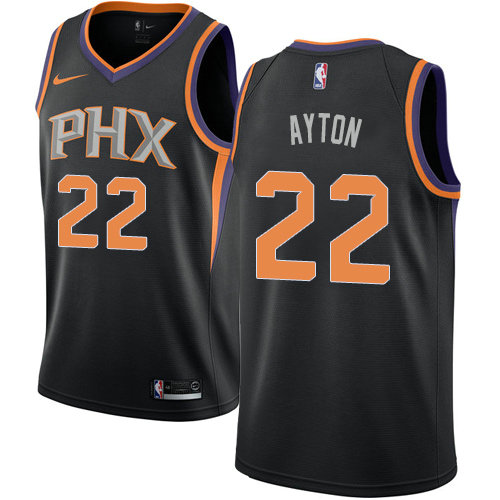 Nike Suns #22 Deandre Ayton Black Youth NBA Swingman Statement Edition Jersey