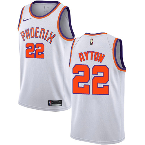 Nike Suns #22 Deandre Ayton White NBA Swingman Association Edition Jersey