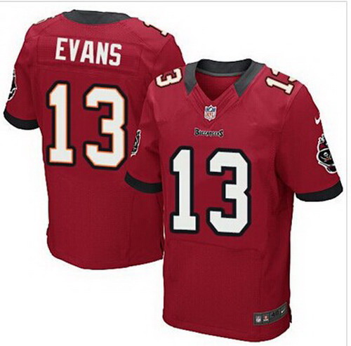 Nike Tampa Bay Buccaneers #13 Mike Evans Red Team Color Elite Jersey