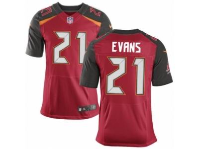 Nike Tampa Bay Buccaneers #21 Justin Evans Elite Red Team Color NFL Jersey