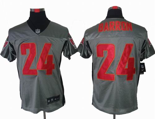Nike Tampa Bay Buccaneers #24 Mark Barron Gray shadow elite jerseys