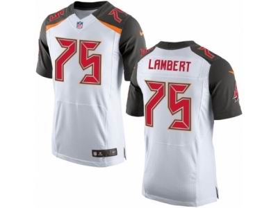 Nike Tampa Bay Buccaneers #75 Davonte Lambert Elite White NFL Jersey
