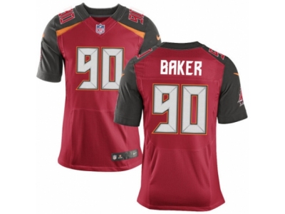 Nike Tampa Bay Buccaneers #90 Chris Baker Elite Red Jersey