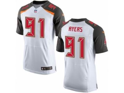 Nike Tampa Bay Buccaneers #91 Robert Ayers Elite White NFL Jersey