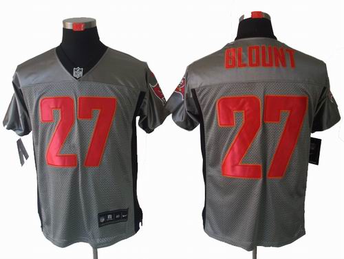 Nike Tampa Bay Buccaneers 27# LeGarrette Blount Gray shadow elite jerseys