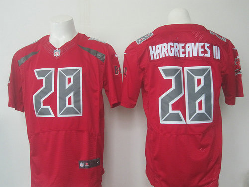 Nike Tampa Bay Buccaneers 28 HARGERAVES III Red NFL Elite Rush Jersey