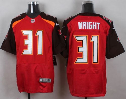 Nike Tampa Bay Buccaneers 31 Major Wright Red Team Color NFL New Elite Jersey