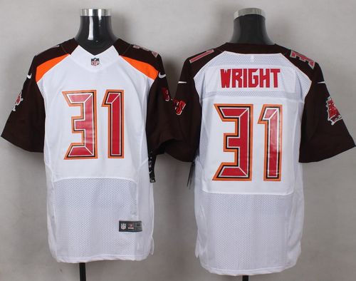 Nike Tampa Bay Buccaneers 31 Major Wright White NFL New Elite Jersey