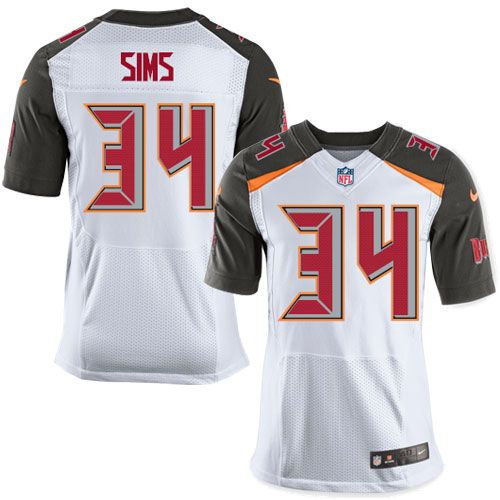 Nike Tampa Bay Buccaneers 34 Charles Sims White NFL New Elite Jersey