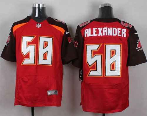 Nike Tampa Bay Buccaneers 58 Kwon Alexander Red Team Color NFL New Elite Jersey