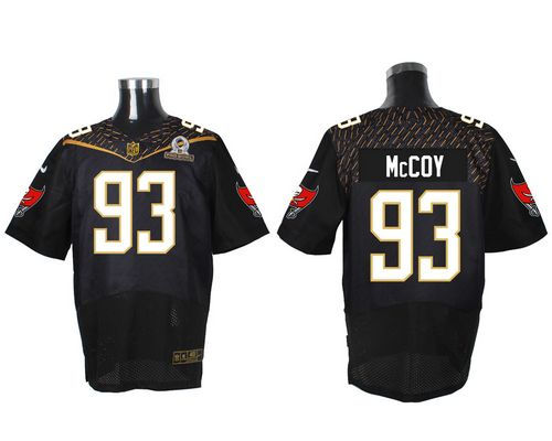 Nike Tampa Bay Buccaneers 93 Gerald McCoy Black 2016 Pro Bowl NFL Elite Jersey