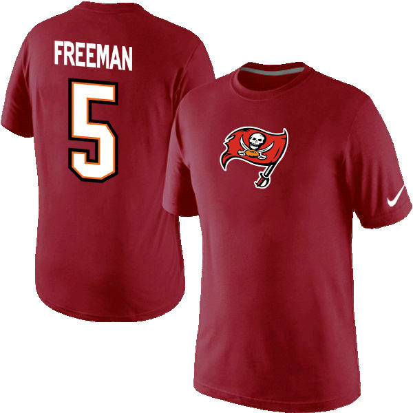 Nike Tampa Bay Buccaneers Josh Freeman Name & Number T-Shirt