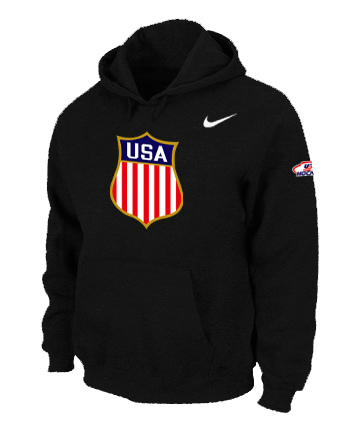 Nike Team USA Hockey Winter Olympics KO Pullover Performance Hoodie Black
