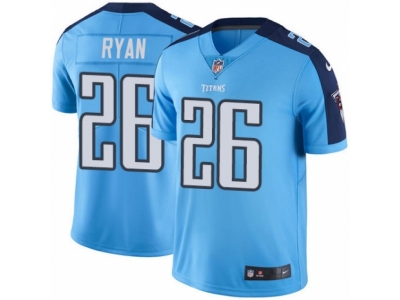 Nike Tennessee Titans #26 Logan Ryan Elite Light Blue Rush Jersey