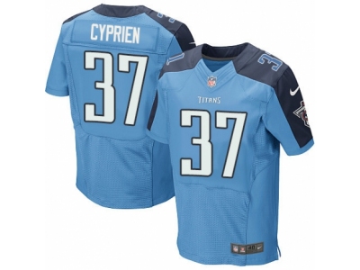 Nike Tennessee Titans #37 Johnathan Cyprien Elite Light Blue Jersey - 副本