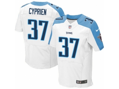 Nike Tennessee Titans #37 Johnathan Cyprien Elite White Jersey