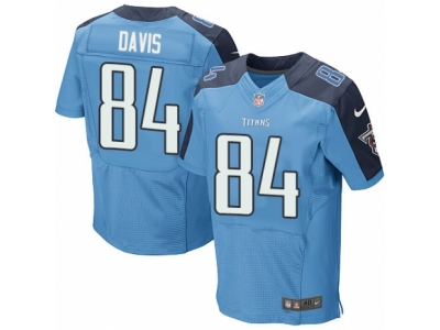 Nike Tennessee Titans #84 Corey Davis Elite Light Blue Jersey