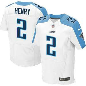 Nike Tennessee Titans 2 Derrick henry white NFL Elite Jersey