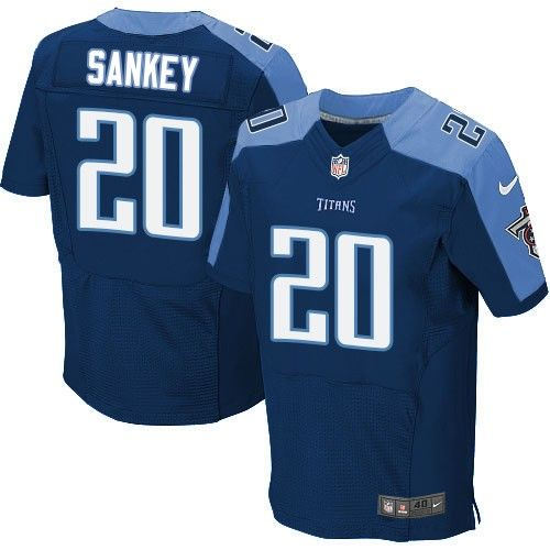 Nike Tennessee Titans 20 Bishop Sankey Navy Blue Alternate NFL Elite Jersey