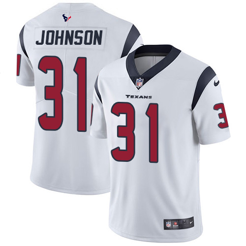 Nike Texans #31 David Johnson White Men's Stitched NFL Vapor Untouchable Limited Jersey