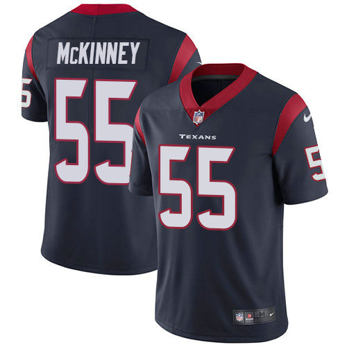 Nike Texans #55 Benardrick McKinney Navy Blue Team Color Youth Stitched NFL Vapor Untouchable Limited Jersey