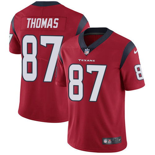 Nike Texans #87 Demaryius Thomas Red Alternate Youth Stitched NFL Vapor Untouchable Limited Jersey