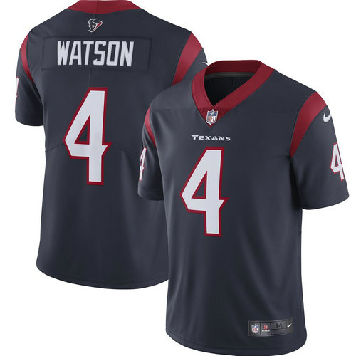 Nike Texans 4 Deshaun Watson Navy New 2019 Vapor Untouchable Limited Jersey
